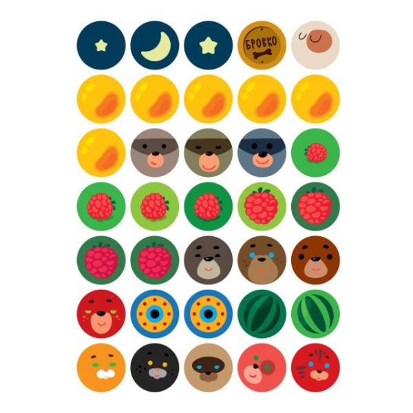 Дитяча велика розвиваюча книга "Сад" 403631 з наклейками (403631)