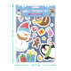 Набір дитячих настінних наклейок "Сніговик і його друзі" DoDo 300300 Набір дитячих настінних наклейок "Сніговик і його друзі" DoDo 300300