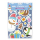 Набір дитячих настінних наклейок "Сніговик і його друзі" DoDo 300300 Набір дитячих настінних наклейок "Сніговик і його друзі" DoDo 300300