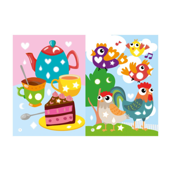 Дитяча книжка улюблені наліпки для малят "Веселі картинки" РМ-64-12 (РМ-64-12)