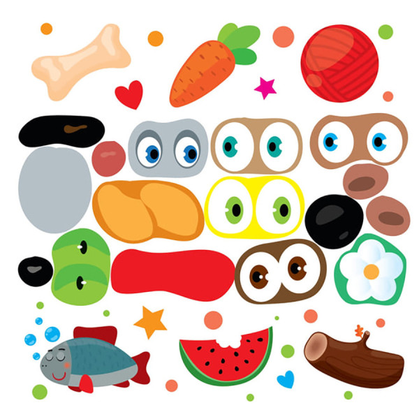 Дитяча збірка книжок "Збери картинку" Книжковий Хмарочос 379532 з наклейками (379532)