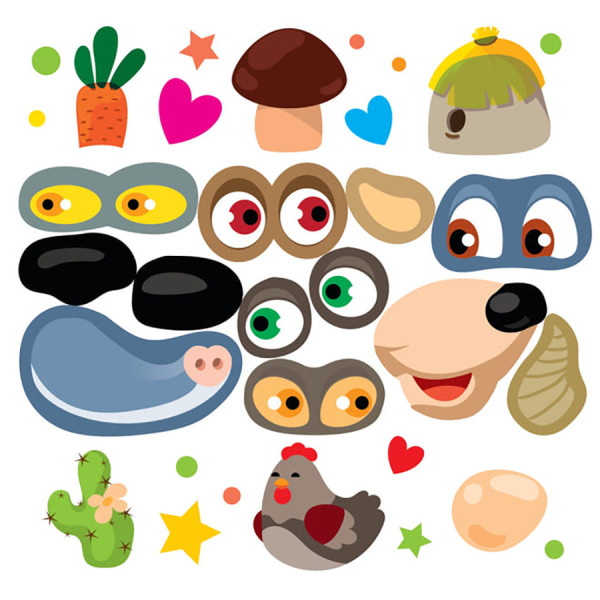 Дитяча збірка книжок "Збери картинку" Книжковий Хмарочос 379532 з наклейками (379532)