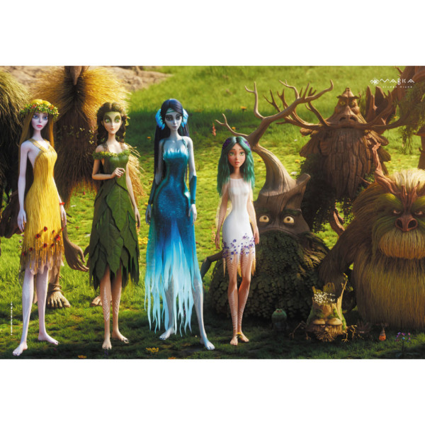 Розвиваючий зошит з наклейками "Мавка Пограємося з Мешканцями Лісу" 1423013 з плакатом (1423013)