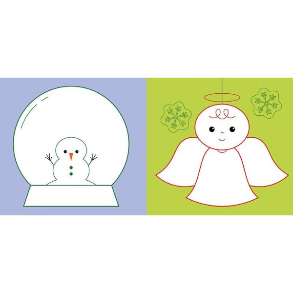 Детская книжечка с наклейками "Рождество" 668012, 8 страниц(668012)