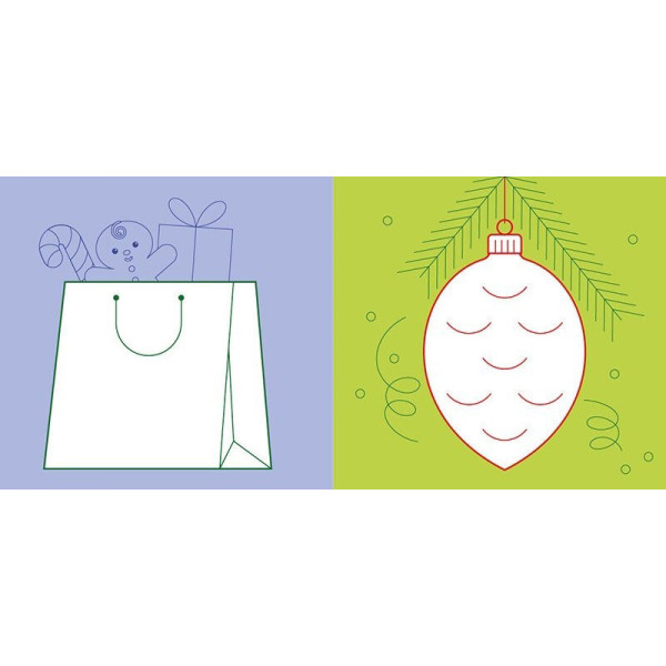 Детская книжечка с наклейками "Рождество" 668012, 8 страниц(668012)