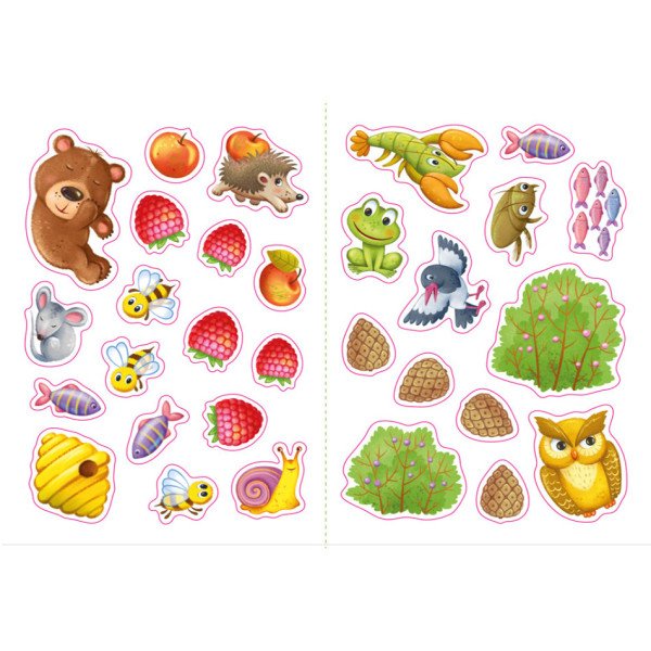 Створи свою історію Ведмедик Ранок 1298005 з наклейками (1298005)