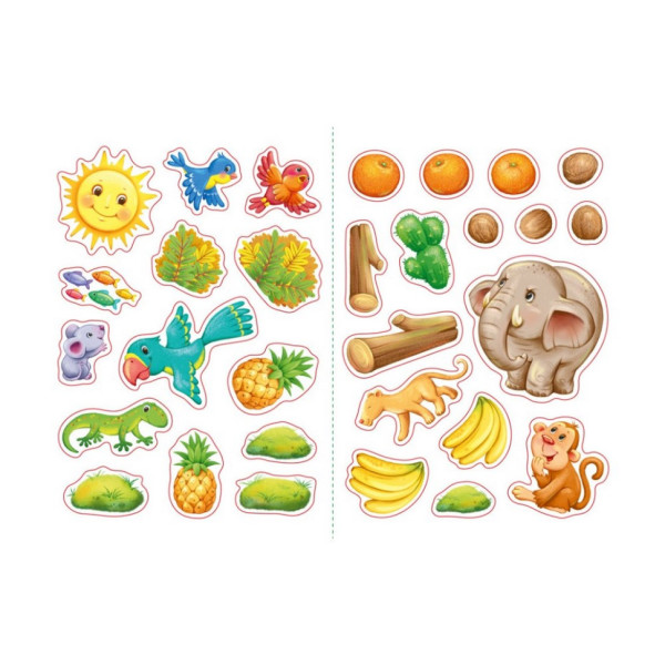 Створи свою історію Слоник Ранок 1298011 з наклейками (1298011)