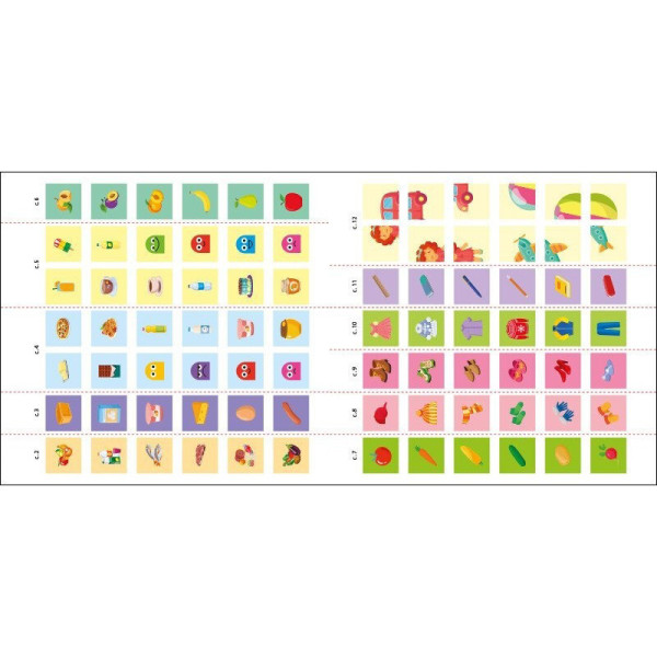 Книжка Англійська з наліпками "Лео та Ліз йдуть до супермаркету" 1731005 (1731005)