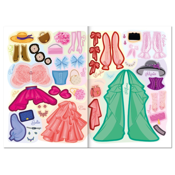 Дитяча книжка з наліпками студія краси "Fashion accesories" РМ-76-02 (РМ-76-02)