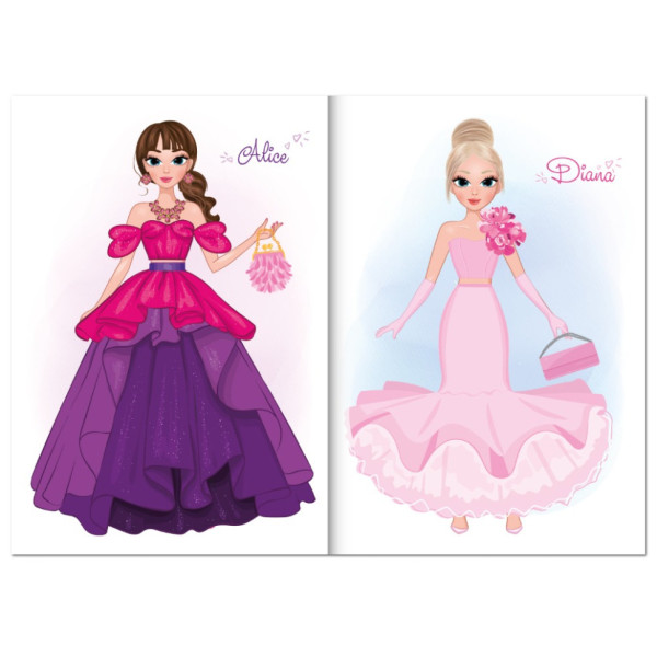 Дитяча книжка з наліпками студія краси "Fashion accesories" РМ-76-02 (РМ-76-02)