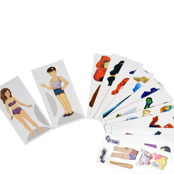 Гра з багаторазовими наклейками "Одевалка Персонажі" Умняшка 1906 UM (1906-UM)