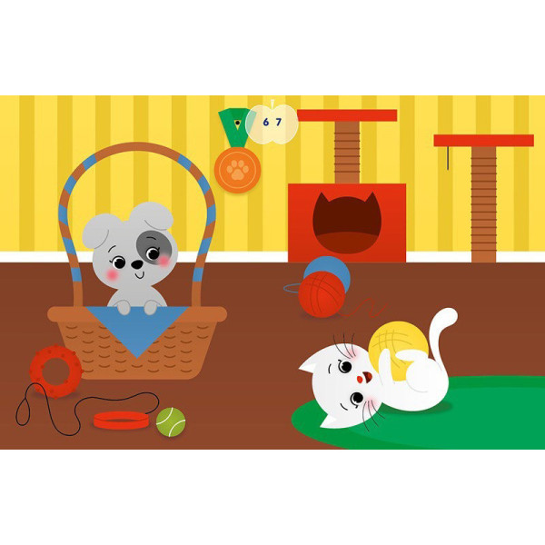 Набір для творчості "Аплікації наклейками Ферма" 1655009, 30 наклейок (1655009)