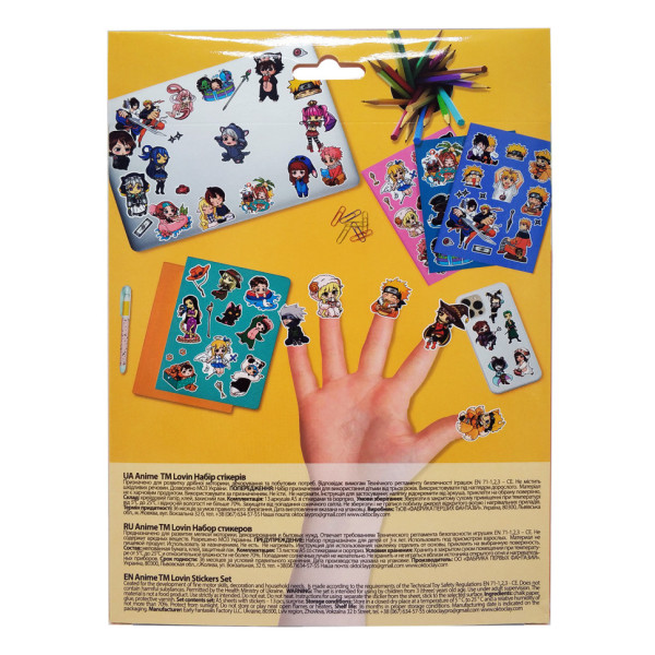 Набір стікерів Anime TM Lovin 90014 (90014)