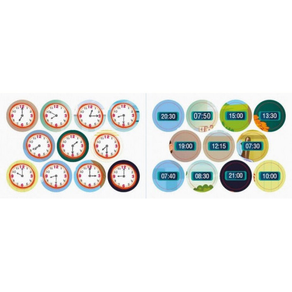 Мої перші наліпки "Вивчаємо розпорядок дня" 877005, 22 наліпки (877005)