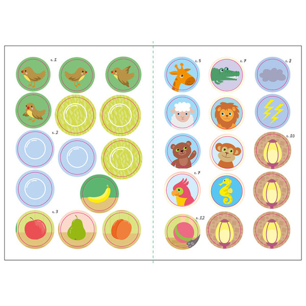 Книга з наклейками Малюк Киць-Киць "Мої емоції" 1841001, 12 сторінок (1841001)