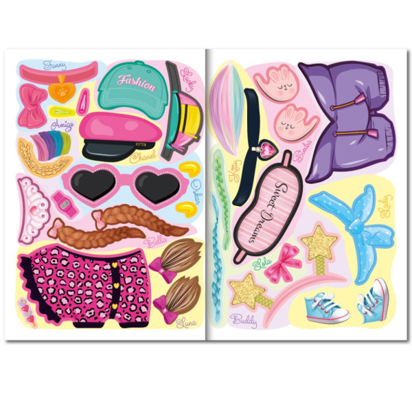 Дитяча книжка з наліпками студія краси "Dogs and cats" РМ-76-03 (РМ-76-03)