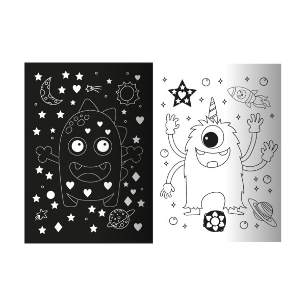 Дитяча книжечка з неоновими стікерами "Королівство монстрів" РМ-69-03 (РМ-69-03)