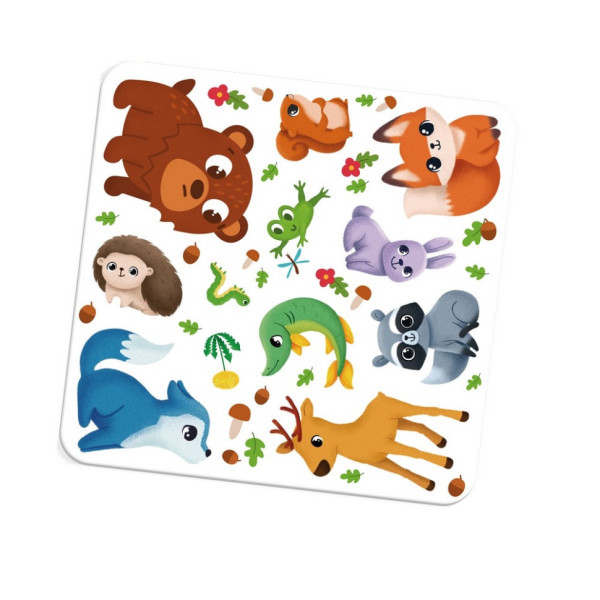 Набір для творчості "Лісові мешканці" VT4206-49, 12 наліпок на планшетці (VT4206-49)