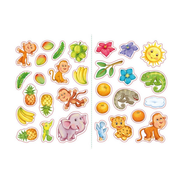 Створи свою історію Мавпочка Ранок 1298016 з наклейками (1298016)