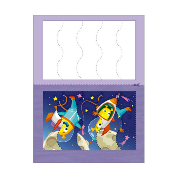 Розвиваючі зошити "Прибульці" 20413 пазли-розрізалки (20413)