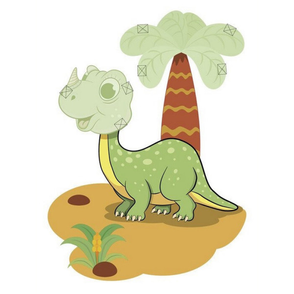 Дитячий набір творчості Об'ємні аплікації "Диносвіт" 1505001 (1505001)