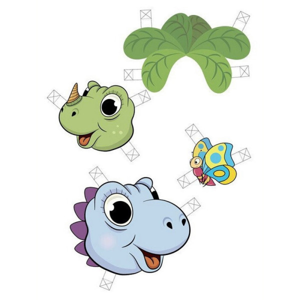 Дитячий набір творчості Об'ємні аплікації "Диносвіт" 1505001 (1505001)