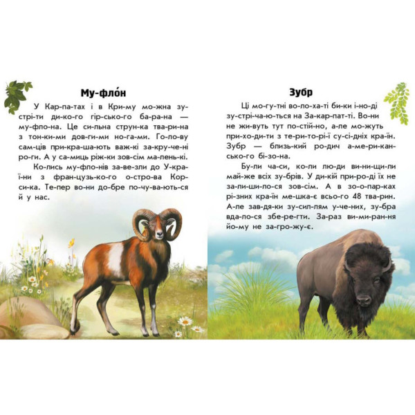 Читаю про Україну по складах "Тварини гір" 366021 з кольоровими ілюстраціями (366021)
