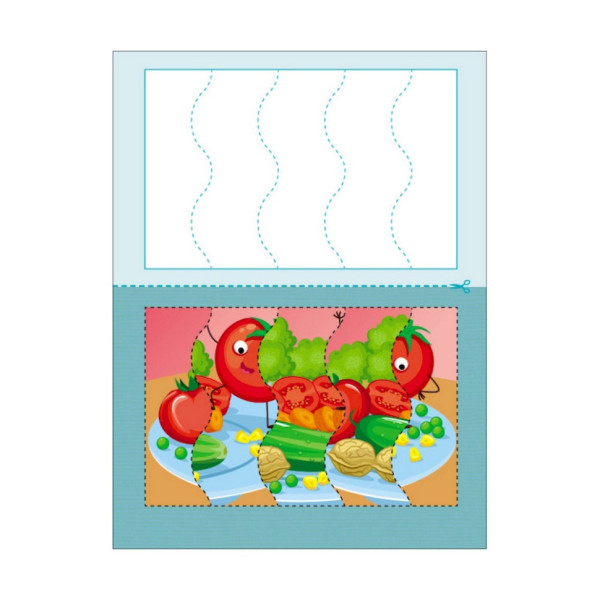 Розвиваючі зошити "Смаколики" 20409 пазли-розрізалки (20409)