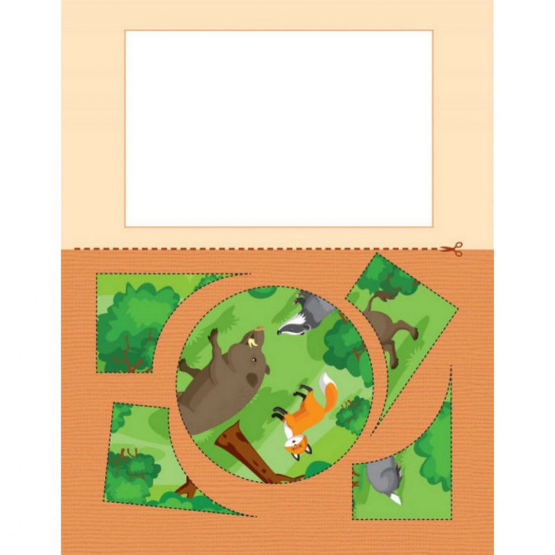 Книга-вырезалка "Пазлы 5" АРТ 16817 укр Книга-вырезалка "Пазлы 5" АРТ 16817 укр