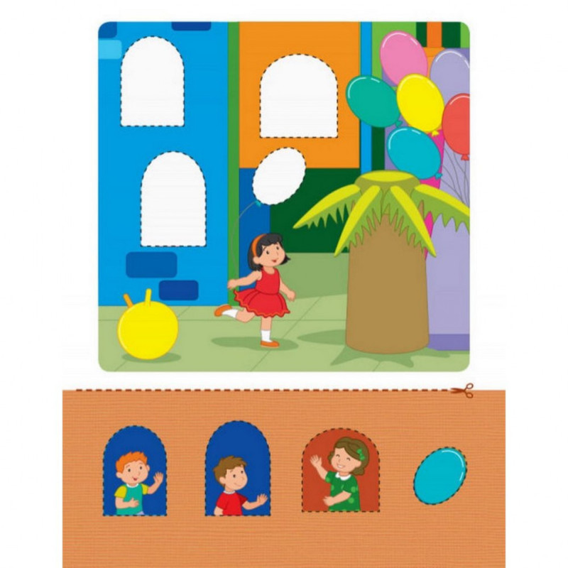 Книга-вирізалка "Аплікації 3"АРТ 16809 укр