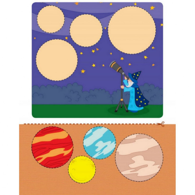 Книга-вирізалка "Аплікації 4" АРТ 16810 укр Книга-вирізалка "Аплікації 4" АРТ 16810 укр