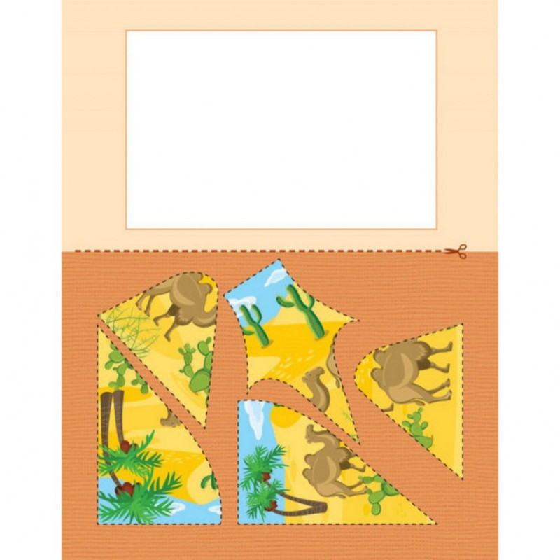 Книга-вырезалка "Пазлы 6" АРТ 16816 укр Книга-вырезалка "Пазлы 6" АРТ 16816 укр