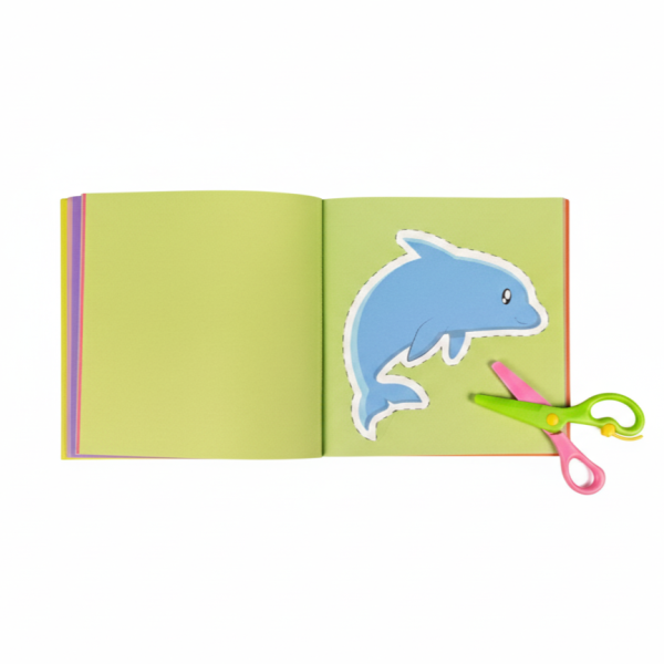 Дитяча книжечка "Кращі вирізалки" з ножицями Сорока-Ворона 1505265, 72 сторінки (1505265)