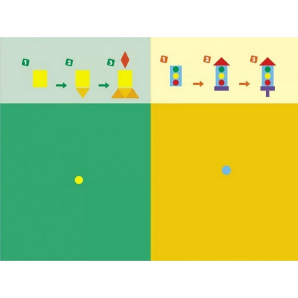 Навчальна книга "Навчалочка: Збери картинку з наклейок. Рівень 3" АРТ 19603U укр (19603U)