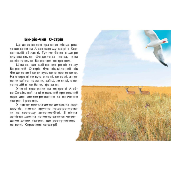 Читаю про Україну по складах "Парки та заповідники" 366018 з кольоровими ілюстраціями (366018)