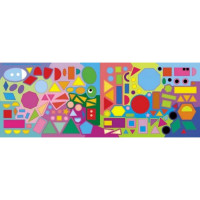 Обучающая книга "Обучалочка: Собери картинку с наклеек. Уровень 4" АРТ 19604U укр(19604U)