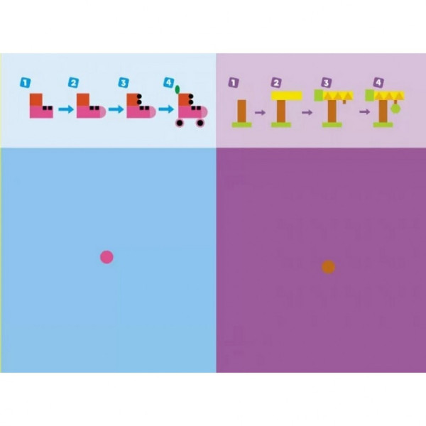 Навчальна книга "Навчалочка: Збери картинку з наклейок. Рівень 4" АРТ 19604U укр (19604U)