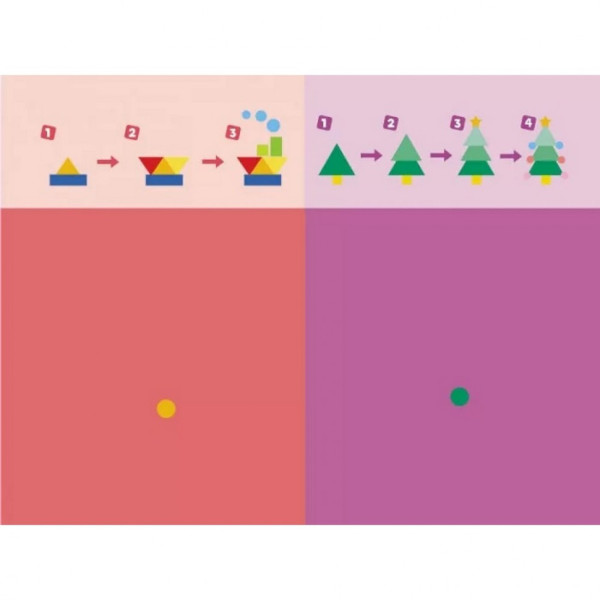 Навчальна книга "Навчалочка: Збери картинку з наклейок. Рівень 4" АРТ 19604U укр (19604U)