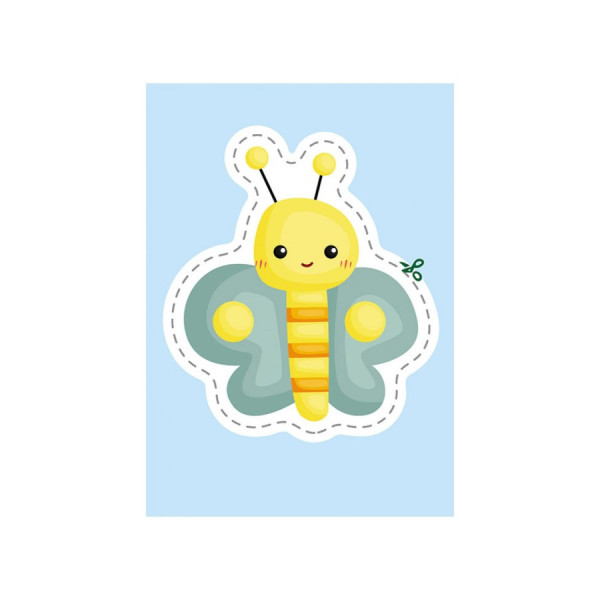 Вирізалки для найменших. Різнокольорові комахи КЕНГУРУ 1376001 від 3 років (1376001)