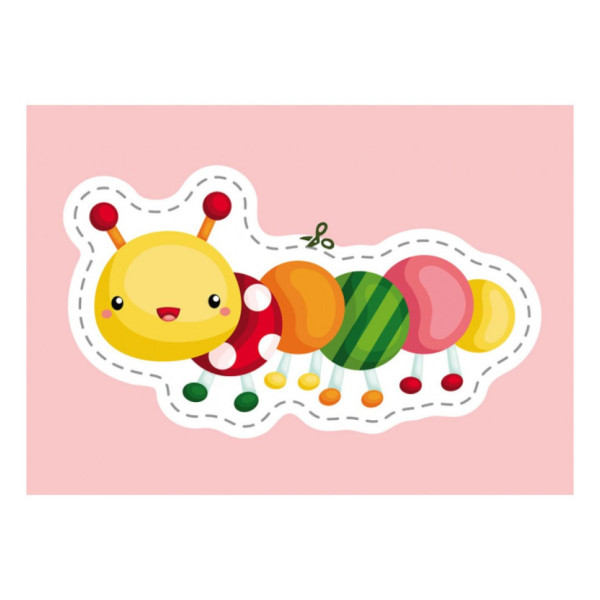 Вирізалки для найменших. Різнокольорові комахи КЕНГУРУ 1376001 від 3 років (1376001)