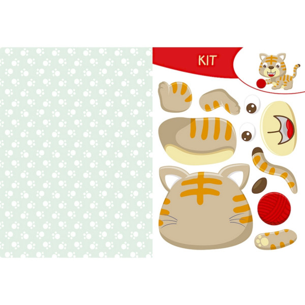 Альбом із шаблонами Вирізай. Клей. Грай "На фермі" 1747003, 16 сторінок (1747003)