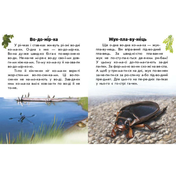 Читаю про Україну по складах "Тварини річок та морів" 366024 з кольоровими ілюстраціями (366024)
