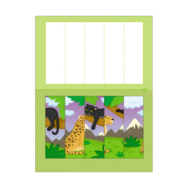 Розвиваючі зошити "Зоопарк" 20412 пазли-розрізалки (20412)