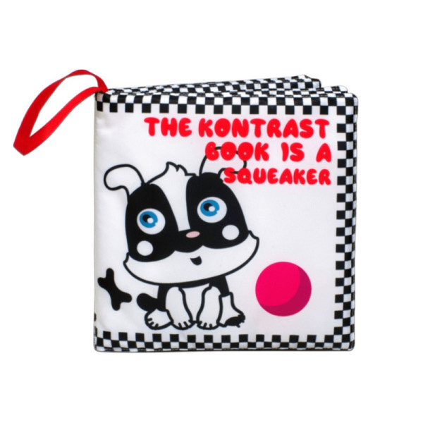 Велика м'яка книга-пищалка "Грайливе цуценя" 823483 англійською (823483)