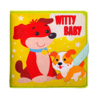 Розвиваюча фетрова книга для дітей "Розумний малюк" 823420, 25 липучок (823420)