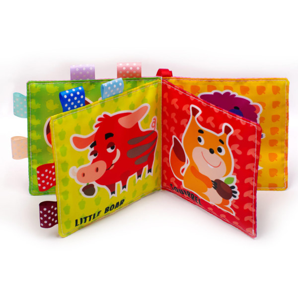 Розвиваюча м'яка книга "Песик Гав-Гав" 823451, 8 малюнків (823451)