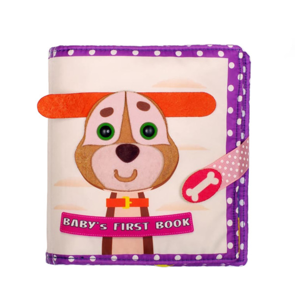 Розвиваюча книжка-шаруділка "Цуценя" 823413 з липучками (823413)