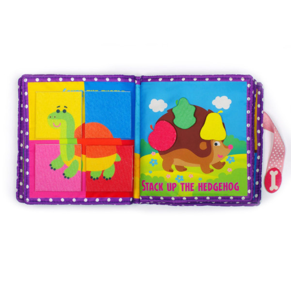 Розвиваюча книжка-шаруділка "Цуценя" 823413 з липучками (823413)