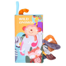 Розвиваюча книжка-шуршалка 668-230(Wild animal) англійські слова (668-230(Wild animal))