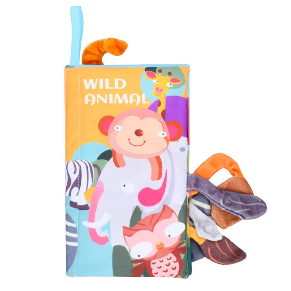 Розвиваюча книжка-шуршалка 668-230(Wild animal) англійські слова (668-230(Wild animal))
